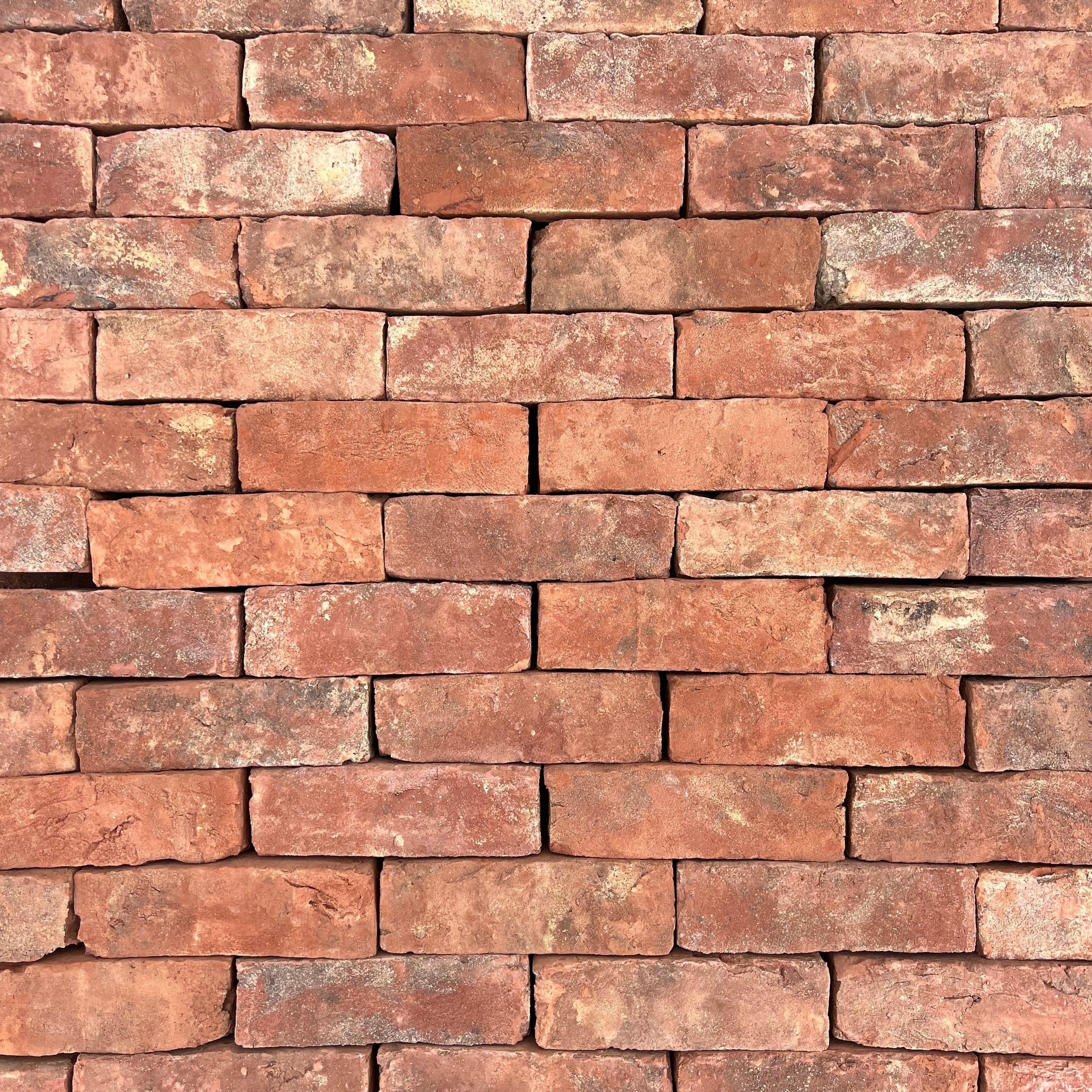 New Handmade Bricks made using traditional hand thrown mould-based brick-making methods, creating a brick that is truly unique and packed with character.